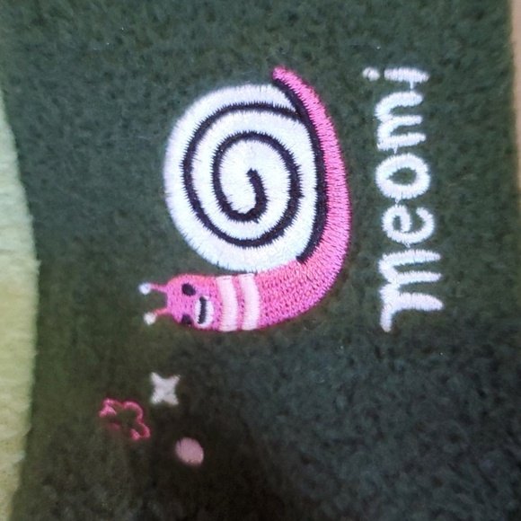Sakura snail Meomi youth two tone green Mouse ears hat Size M/L - Picture 2 of 6